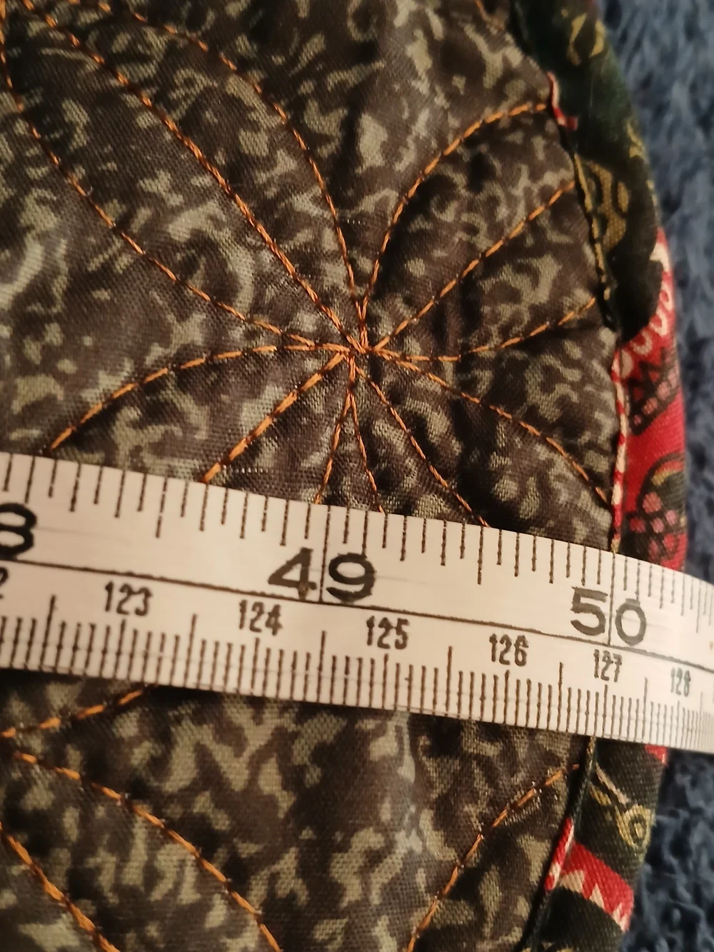 Spice Patchwork Paisley Quilted Throw Blanket - Red, Green & Gold